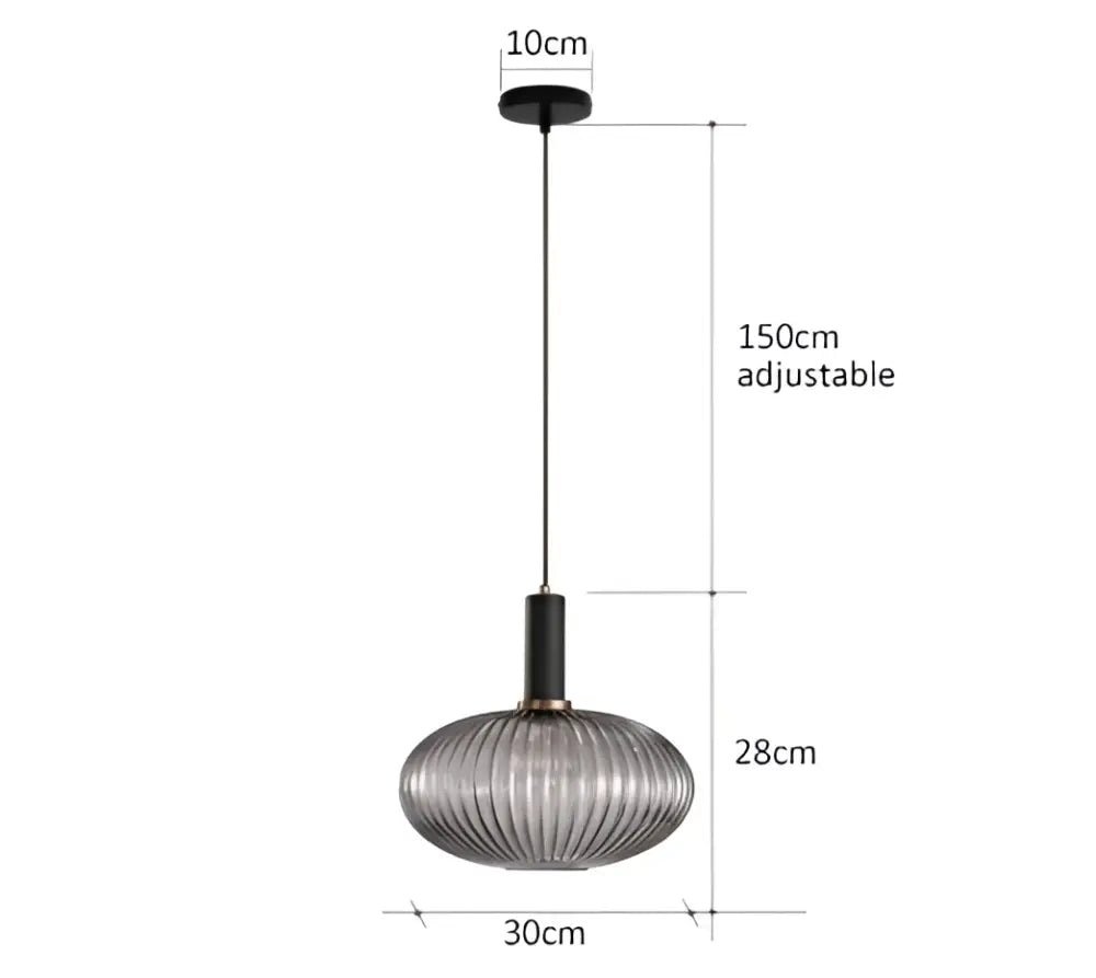 Colorful Glass Pendant Light