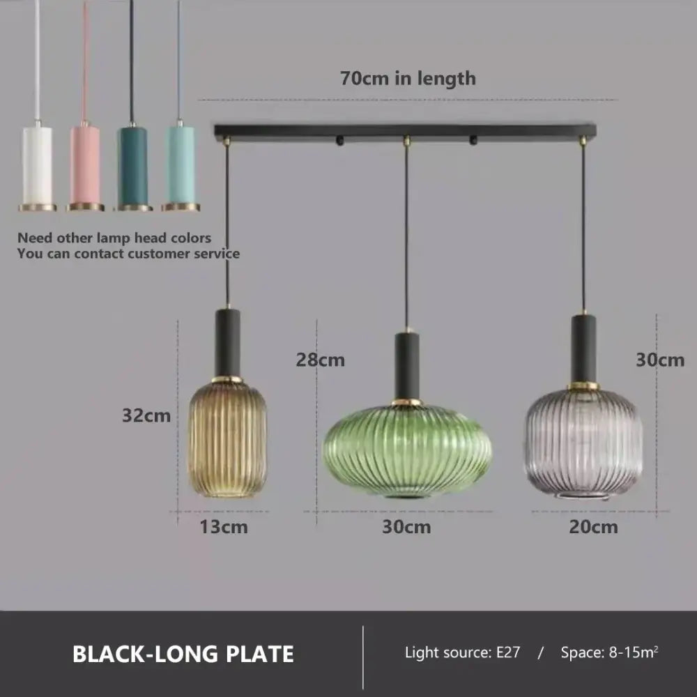 Colorful Glass Pendant Light