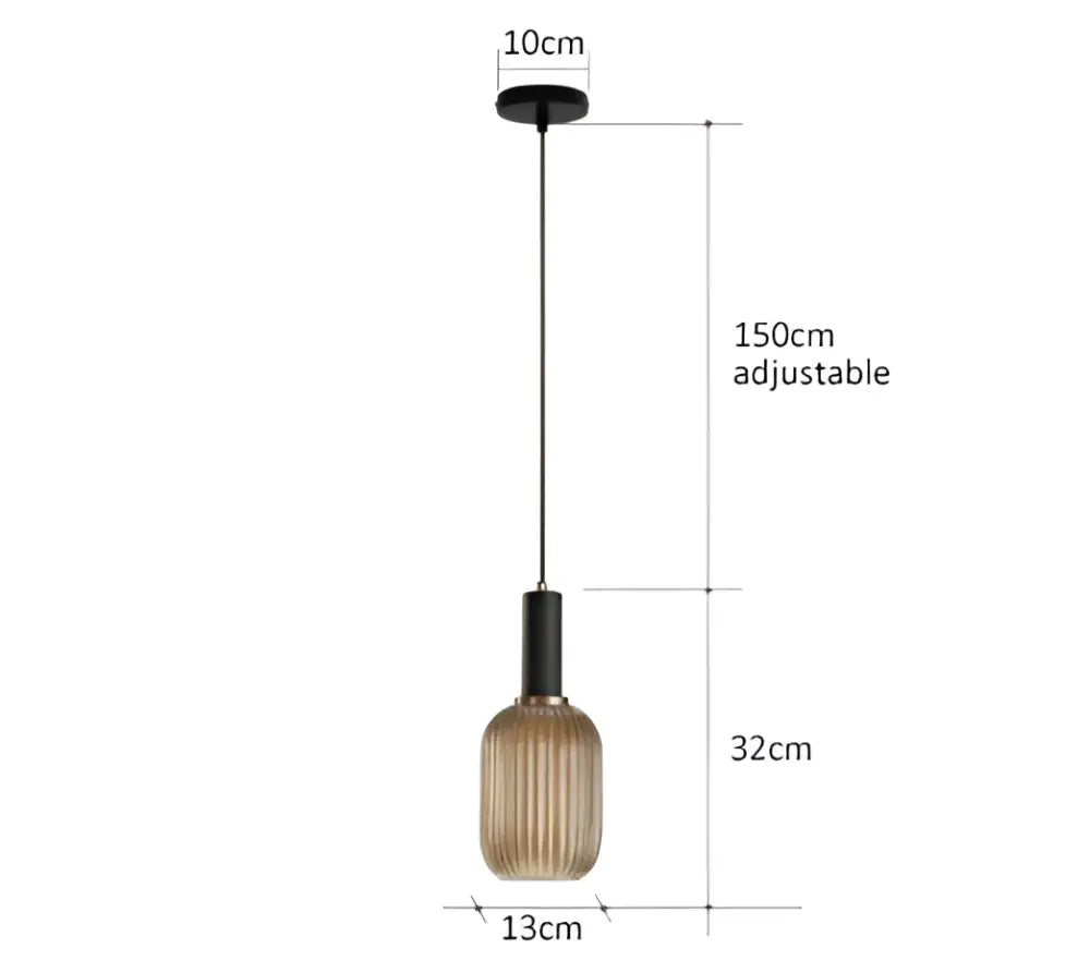Colorful Glass Pendant Light