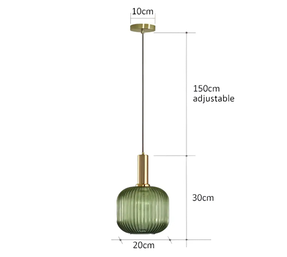 Colorful Glass Pendant Light