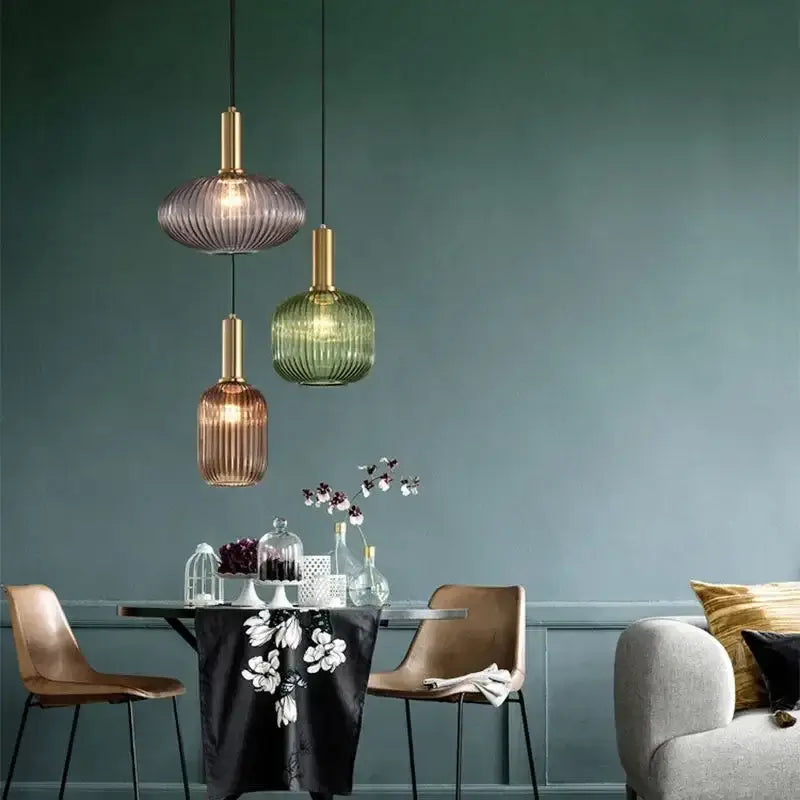 Colorful Glass Pendant Light