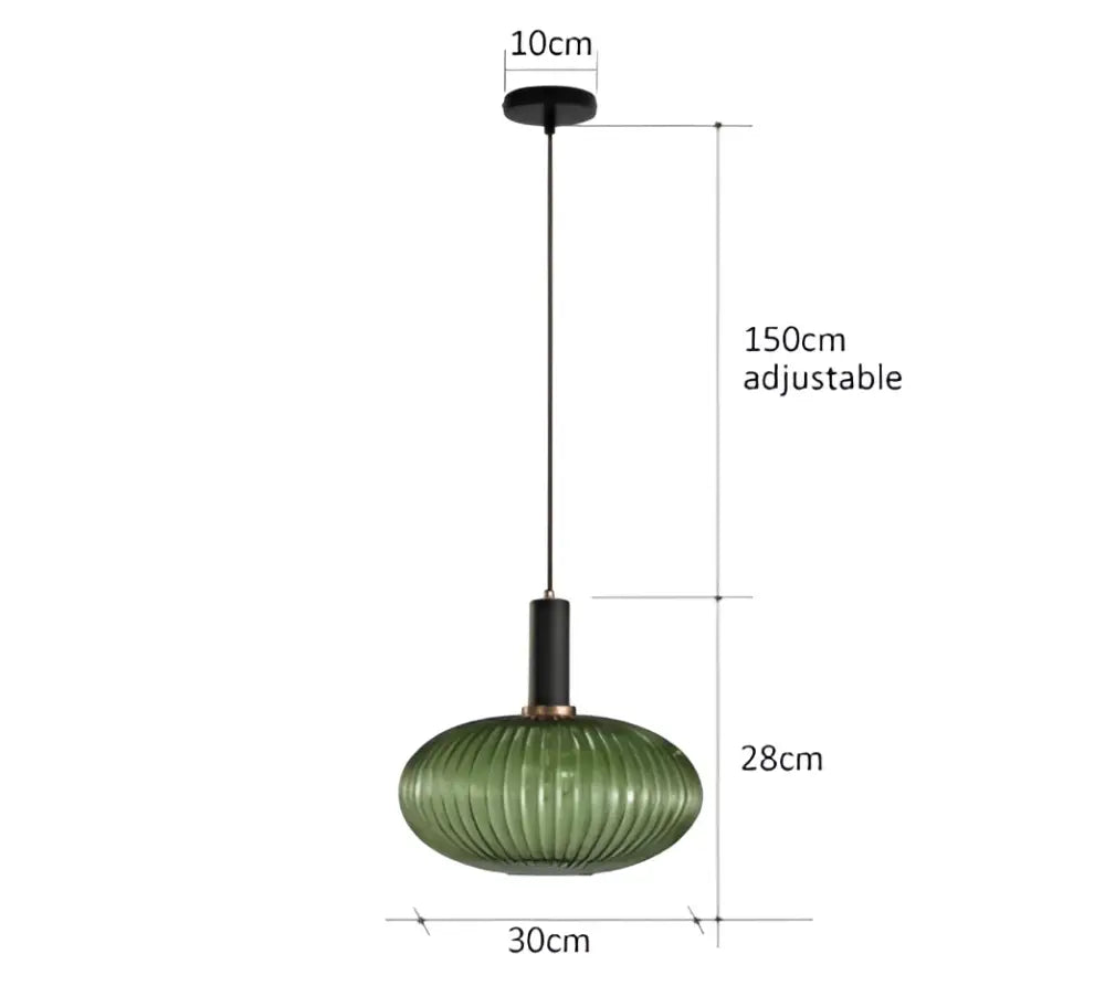 Colorful Glass Pendant Light
