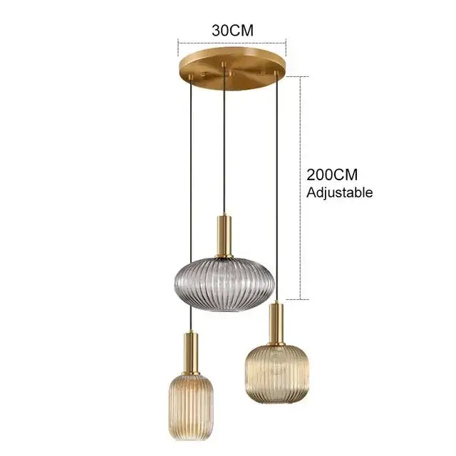 Colorful Glass Pendant Light
