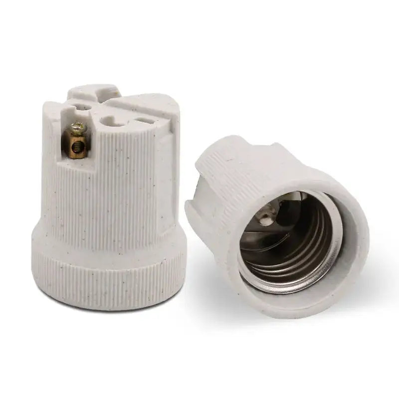 Beige Ceramic Lamp Holder