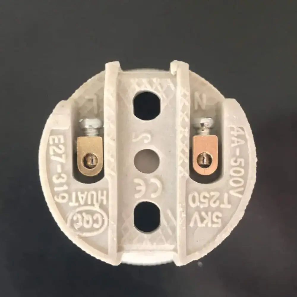 Beige Ceramic Lamp Holder