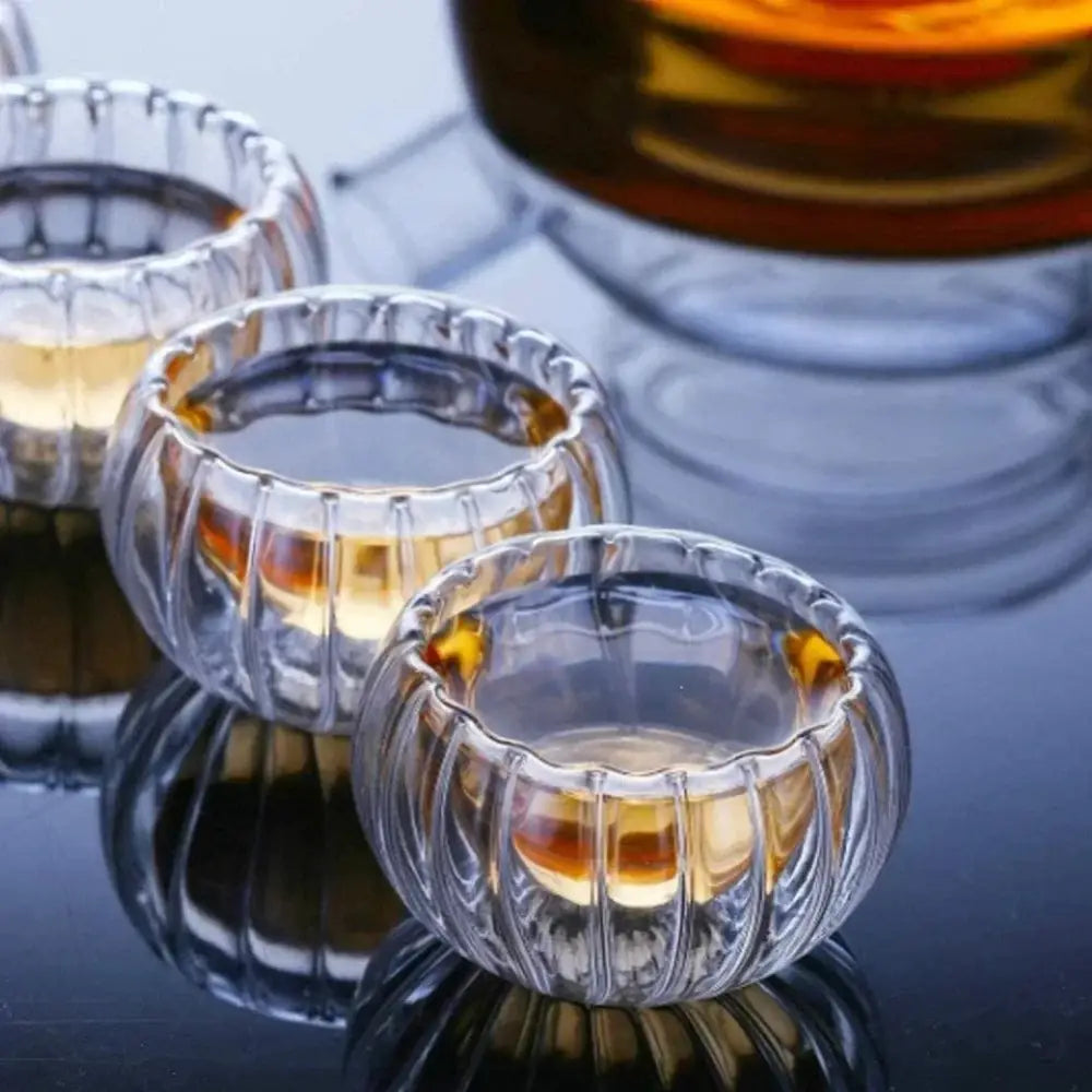 Clear Double Wall Teacups