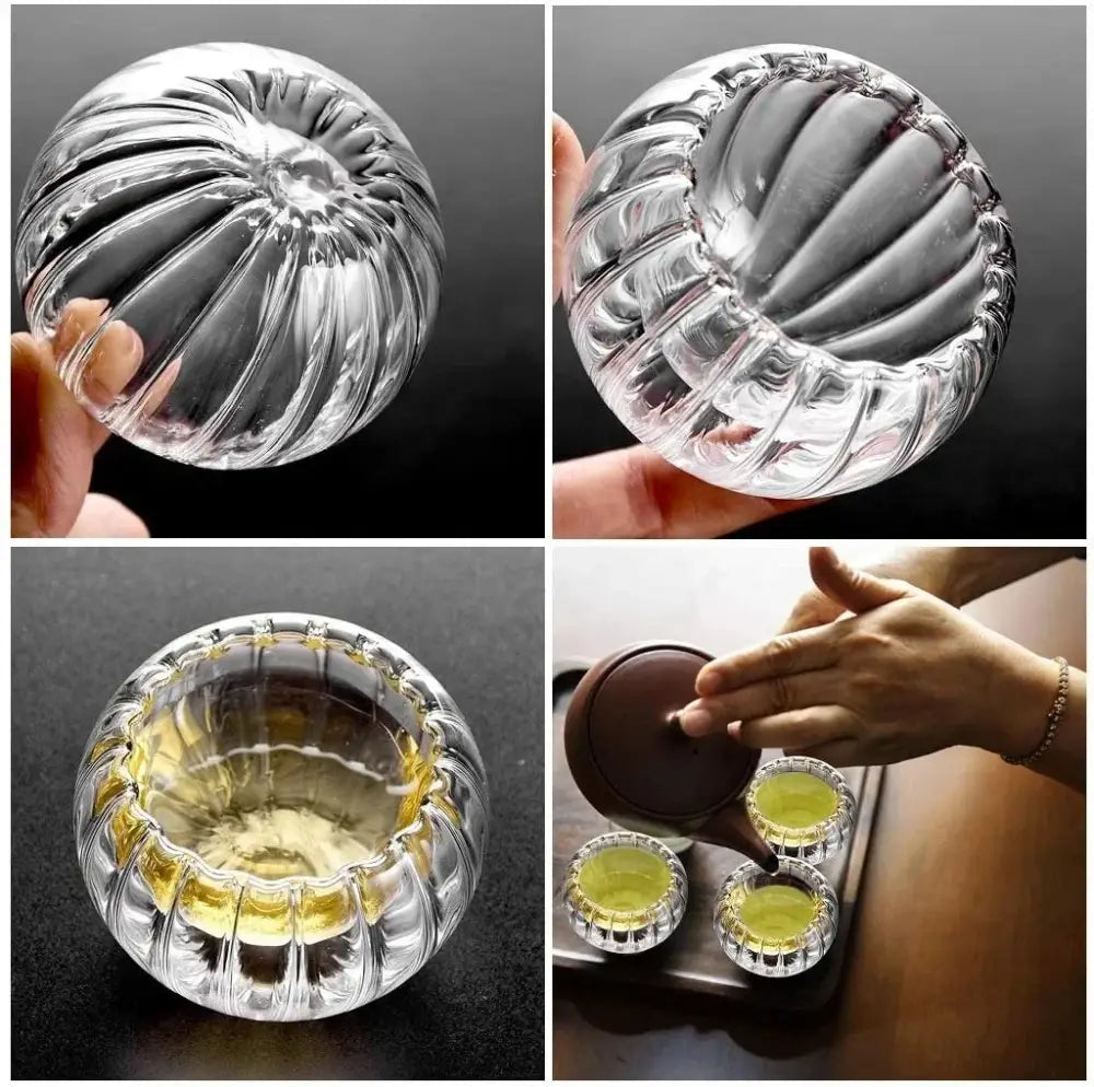 Clear Double Wall Teacups