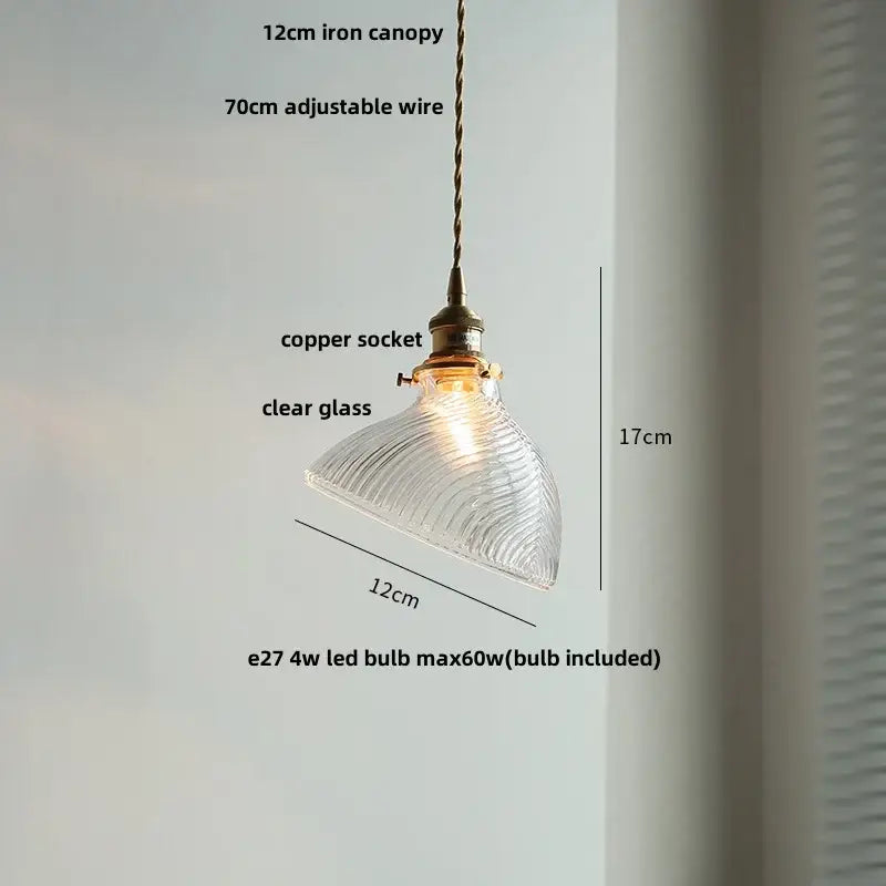 Clear Glass LED Pendant