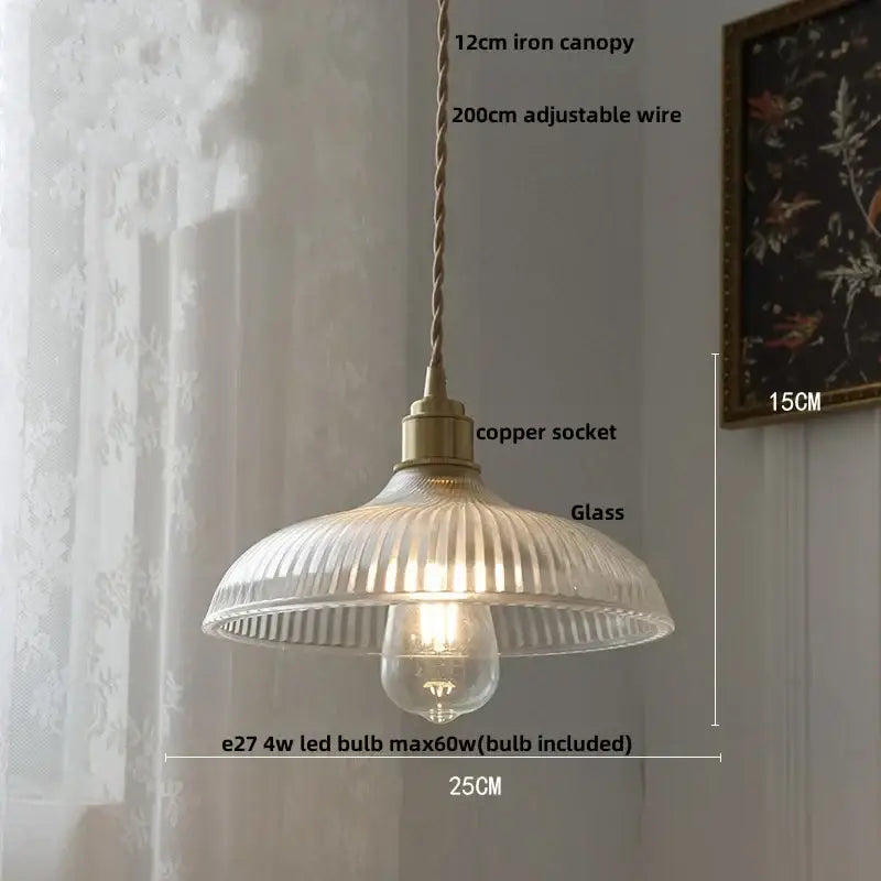 Clear Glass LED Pendant