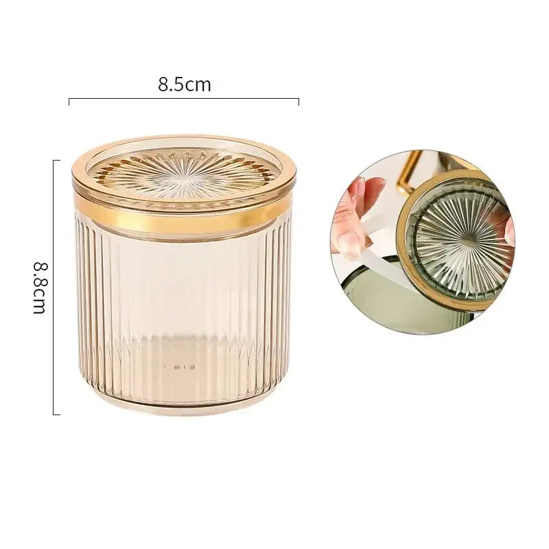 Olive Acrylic Jar Set