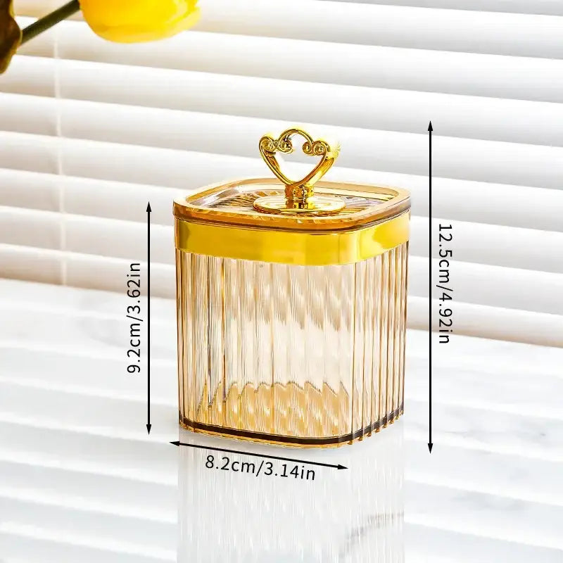 Olive Acrylic Jar Set