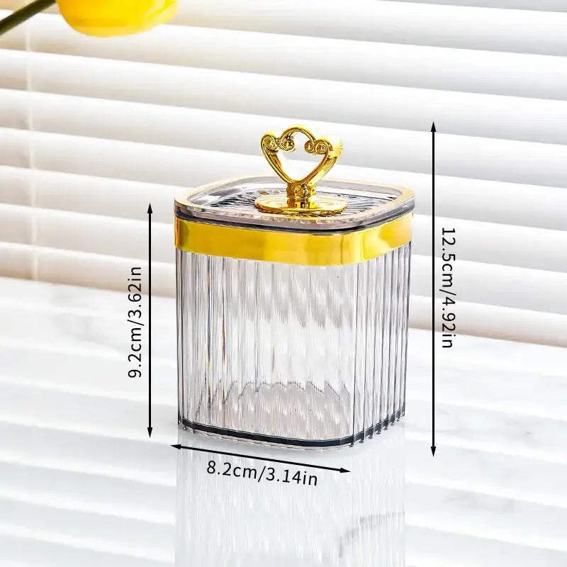 Olive Acrylic Jar Set