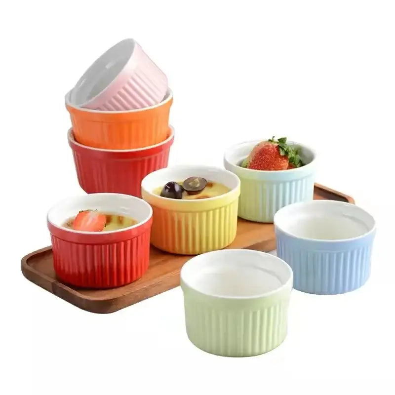 Colorful Ceramic Ramekin Set