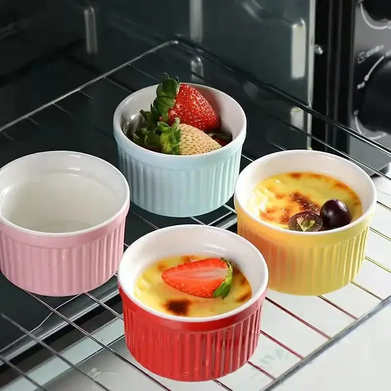 Colorful Ceramic Ramekin Set
