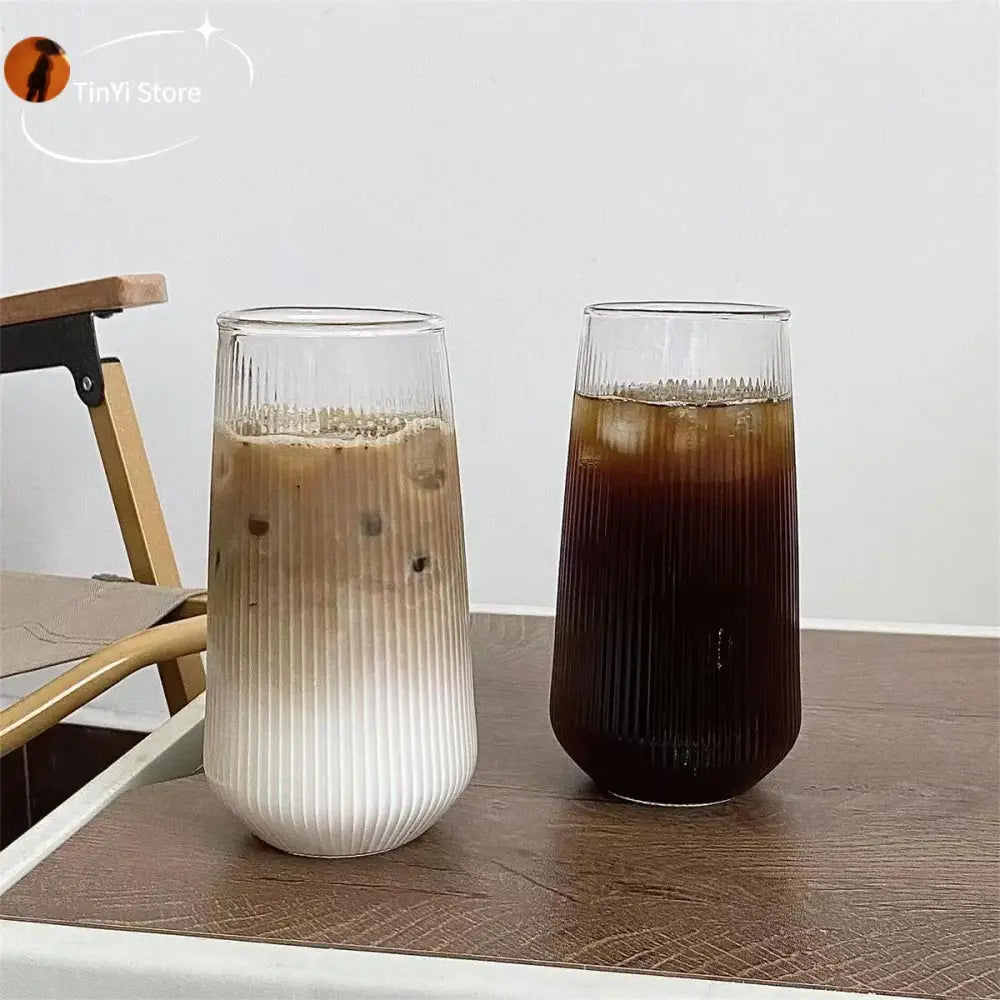 Frosted Glass Coffee Cups