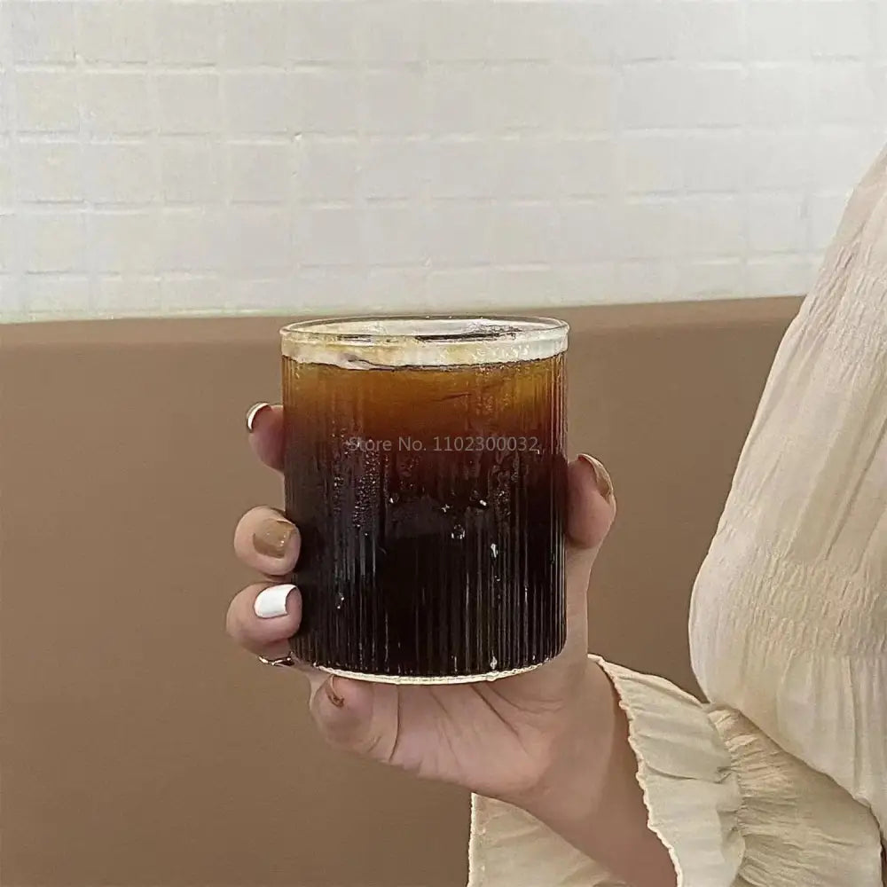 Frosted Glass Coffee Cups
