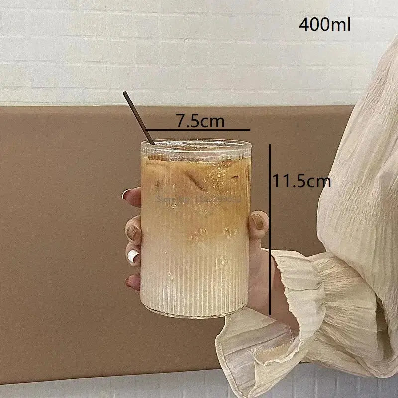 Frosted Glass Coffee Cups