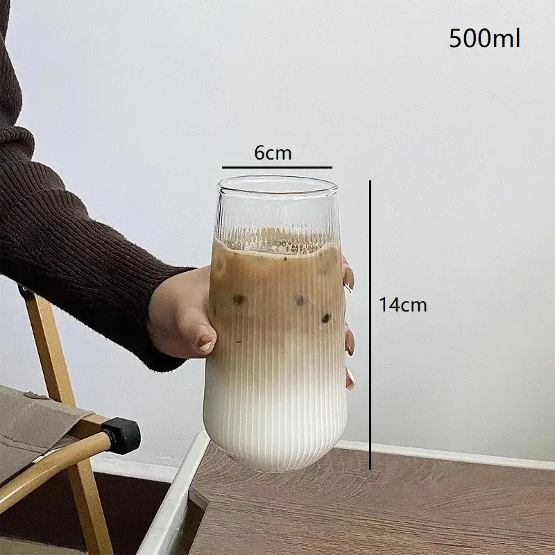 Frosted Glass Coffee Cups