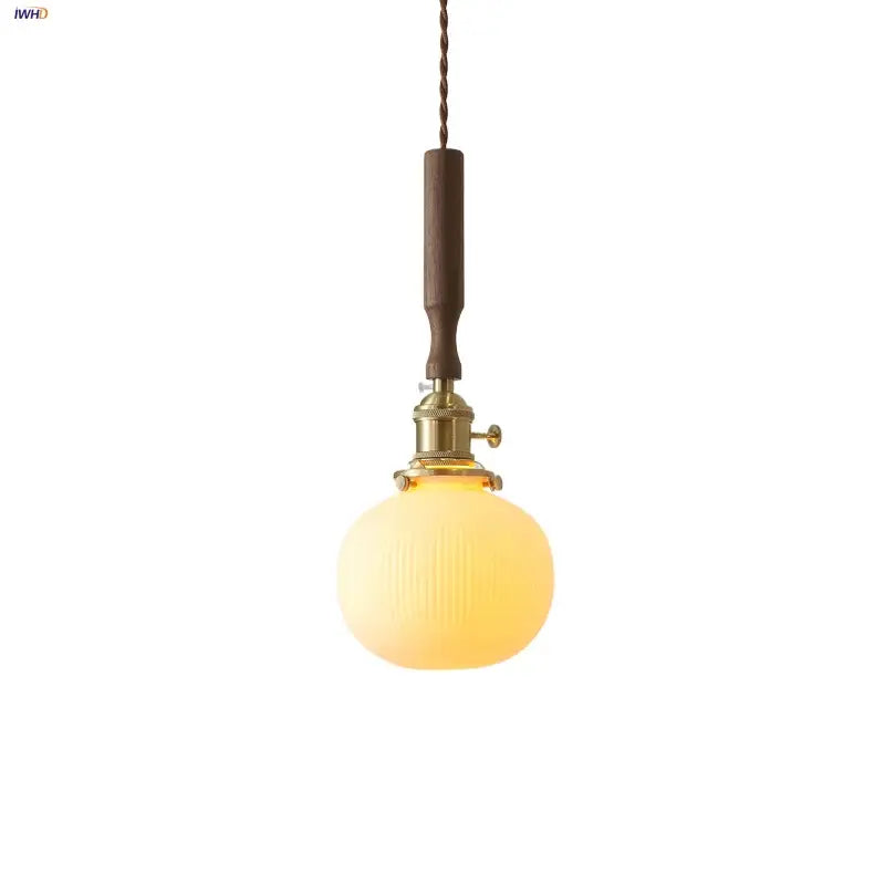 Walnut Ceramic Pendant Lamp