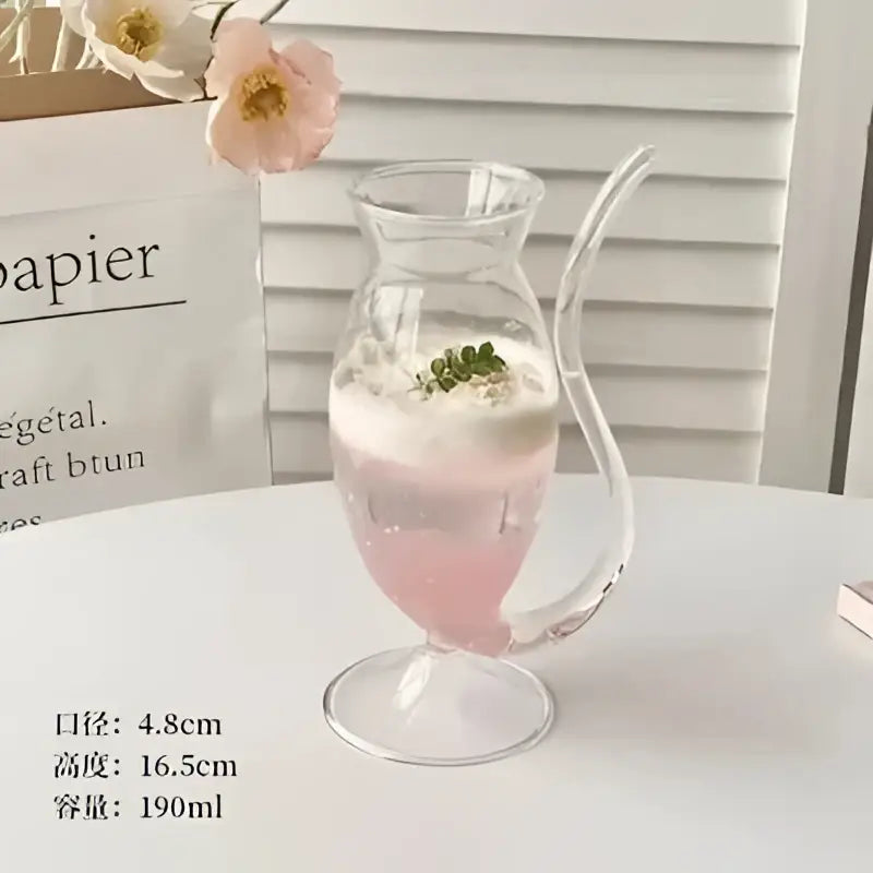 Heart Glass Couple Mugs