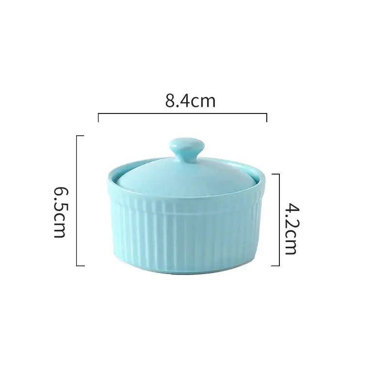 Pink Ceramic Dessert Bowl