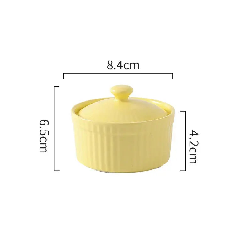Pink Ceramic Dessert Bowl