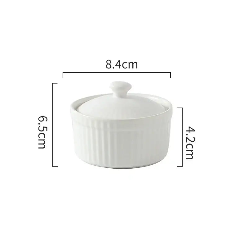 Pink Ceramic Dessert Bowl
