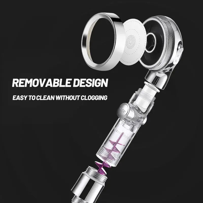 Silver Filter Shower Head