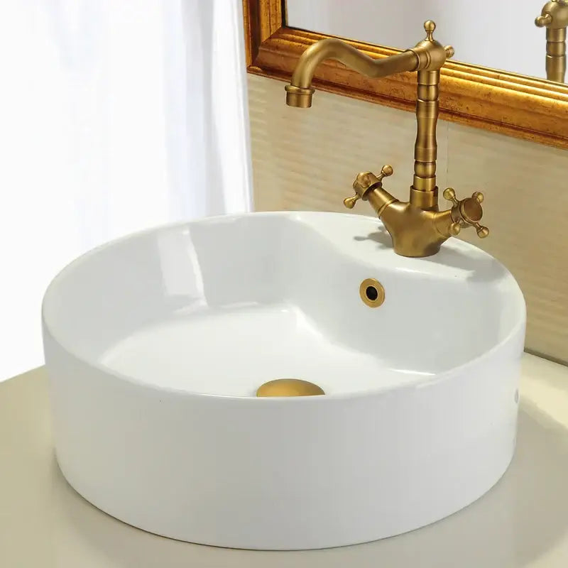 Brass Round Sink Cover