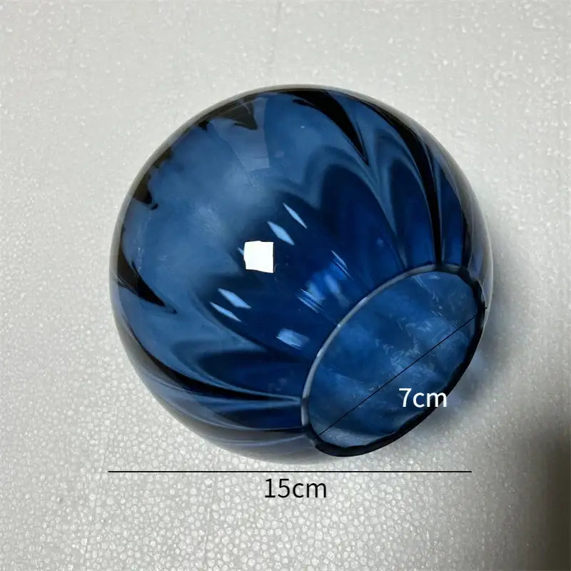 Red Swirl Glass Pendant