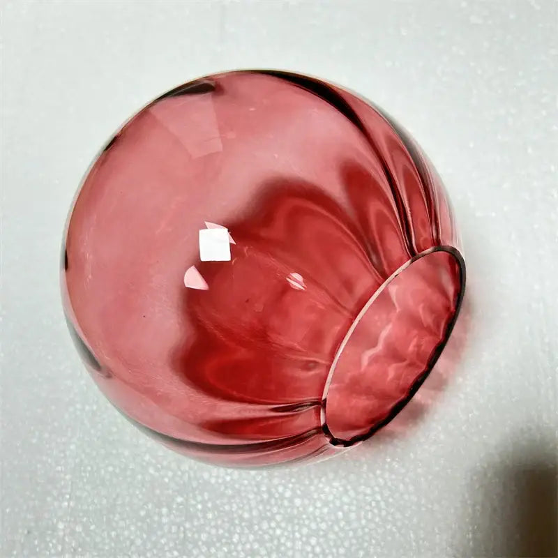 Red Swirl Glass Pendant