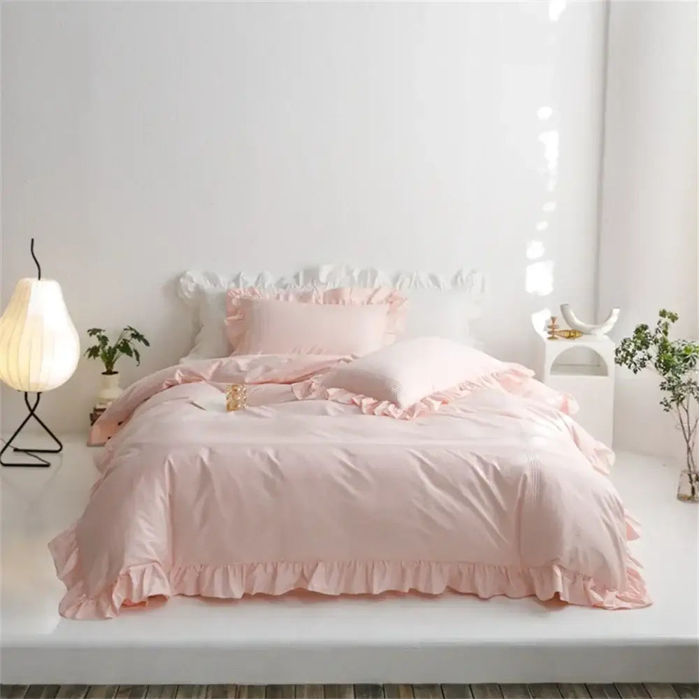Light Green Cotton Bedding