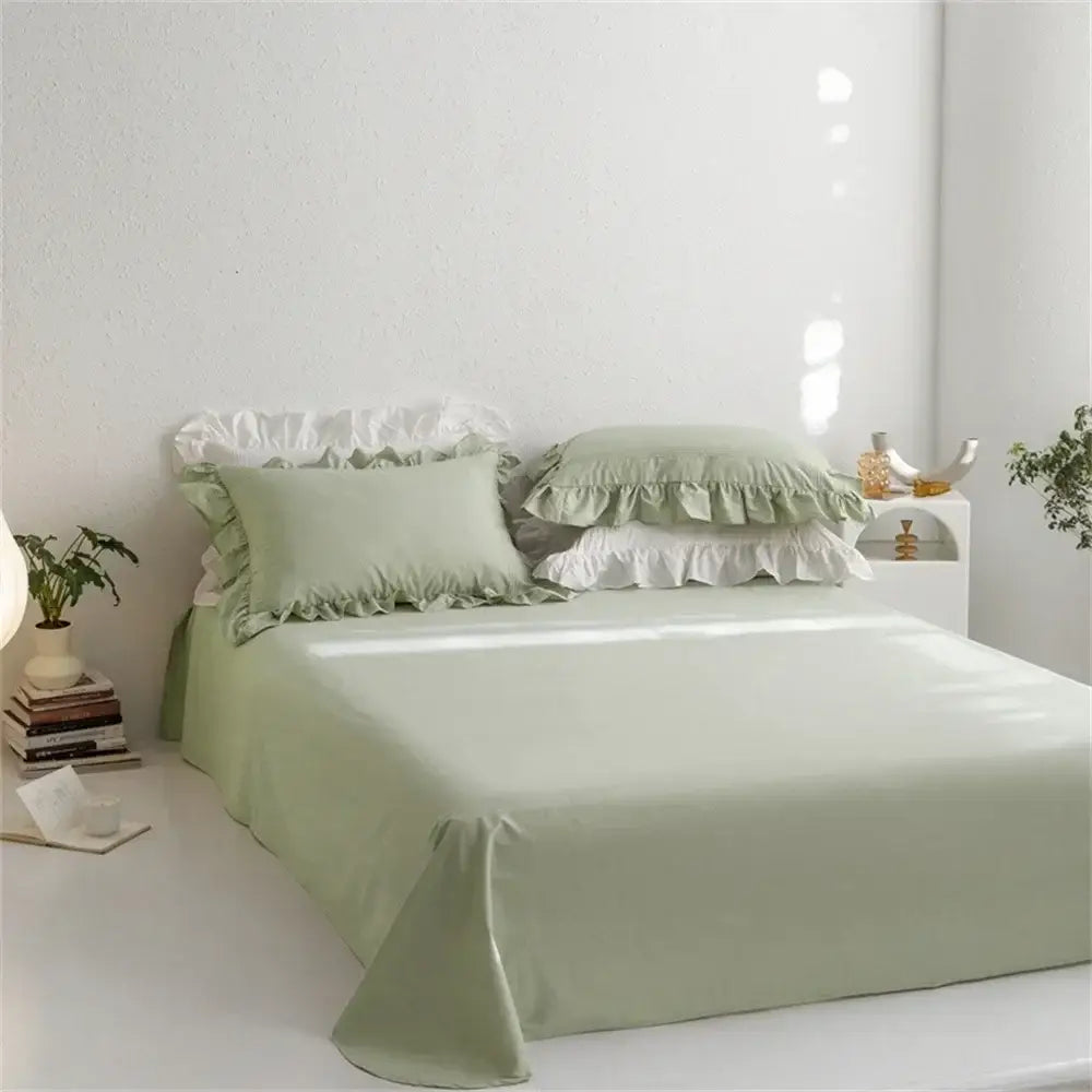 Light Green Cotton Bedding