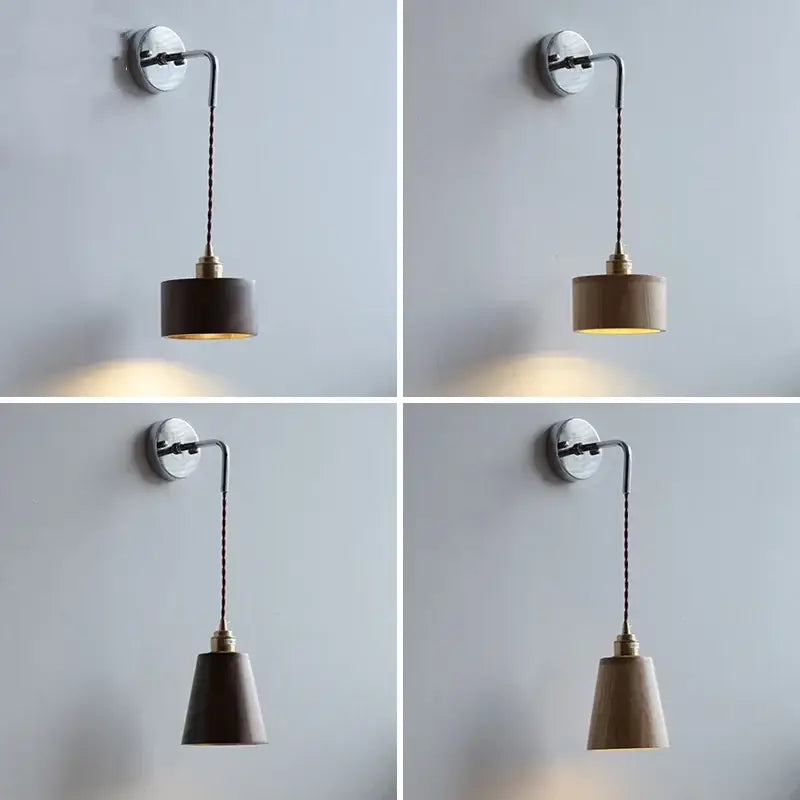 Ash Wood Wall Light