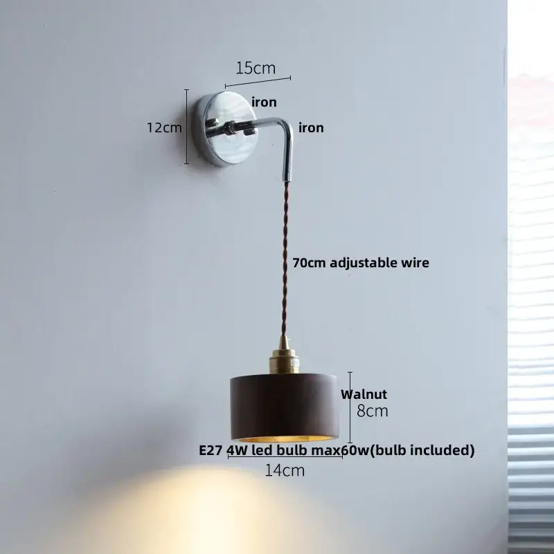 Ash Wood Wall Light