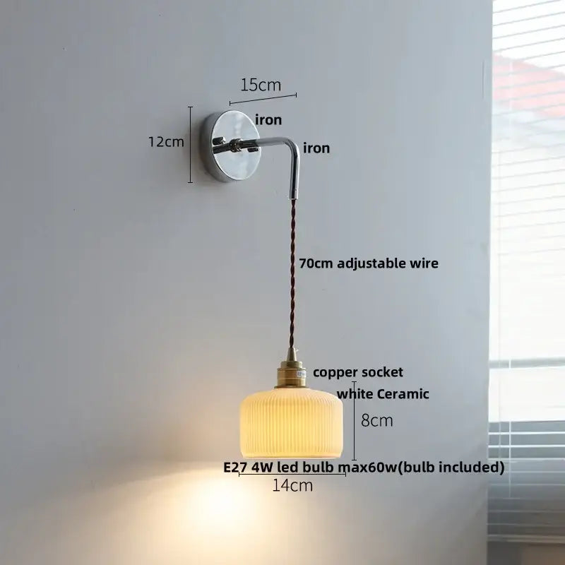 Ash Wood Wall Light