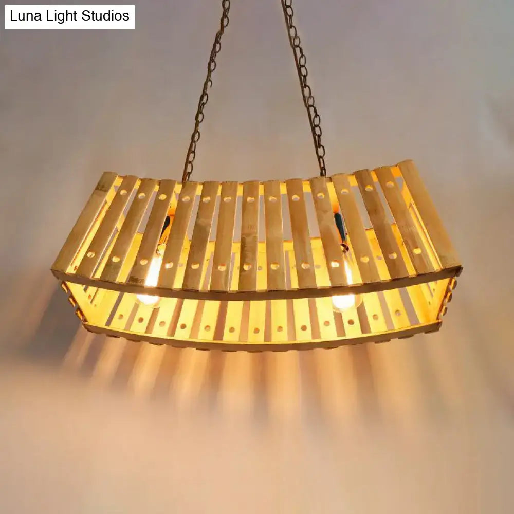 Bamboo Linear Chandelier