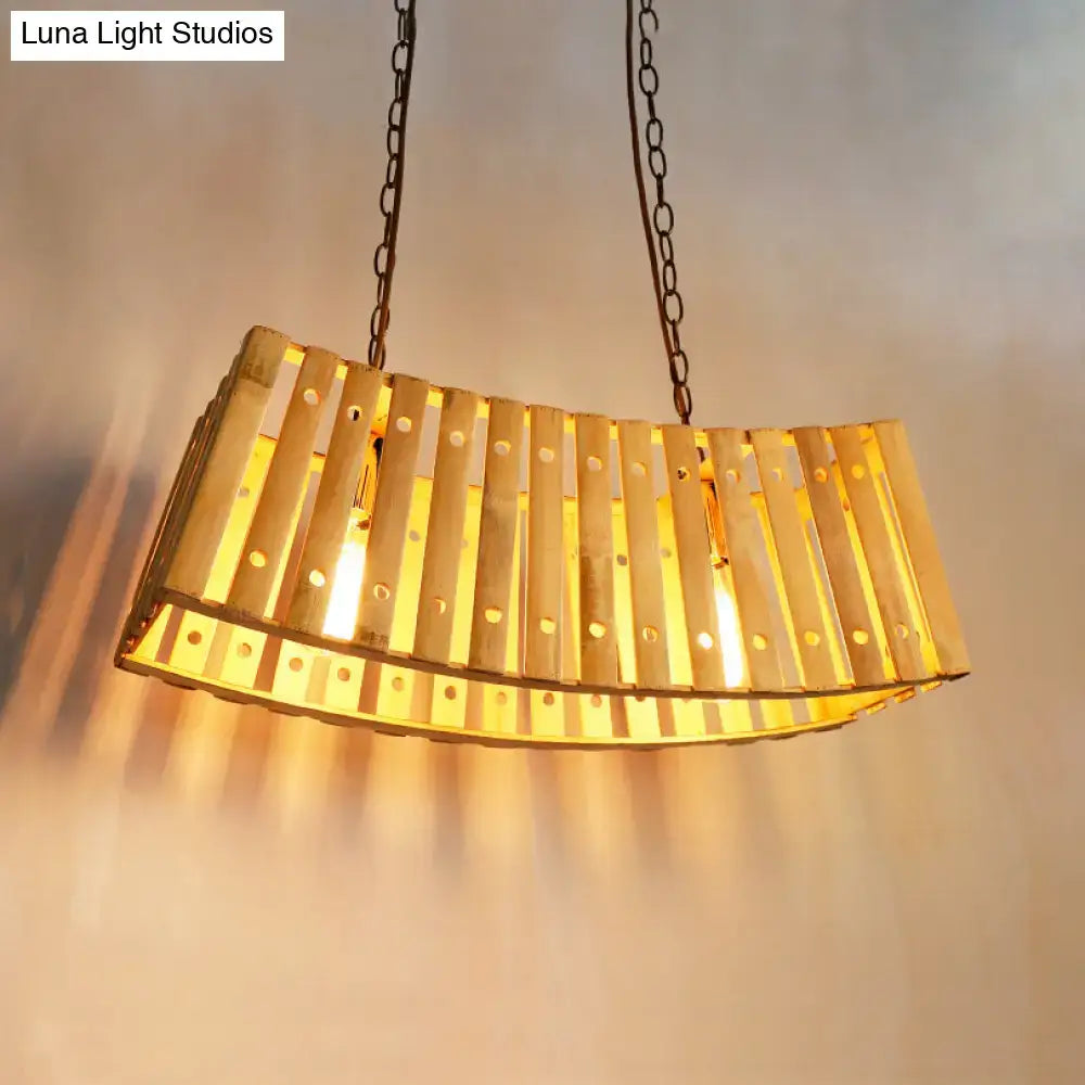 Bamboo Linear Chandelier