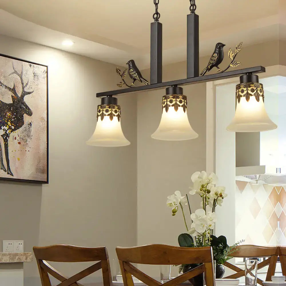 Gold Bird Chandelier Pendant
