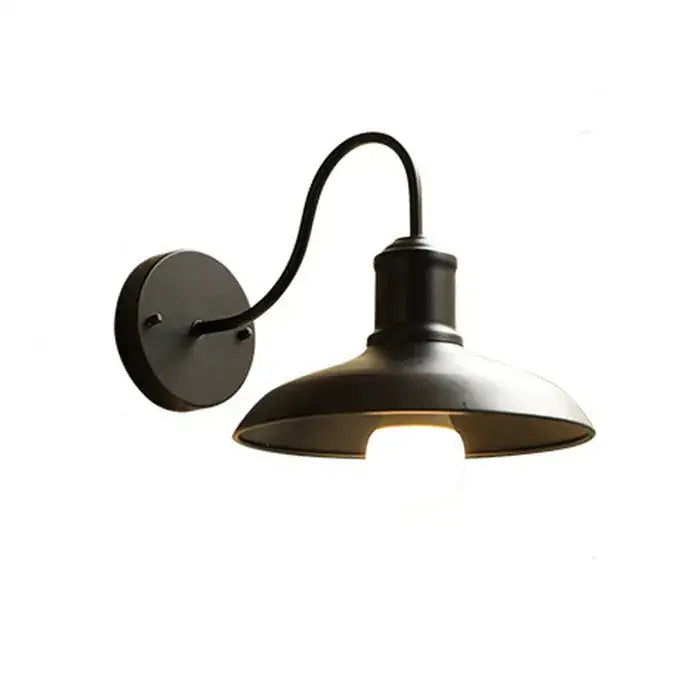 Black Gooseneck Wall Sconce
