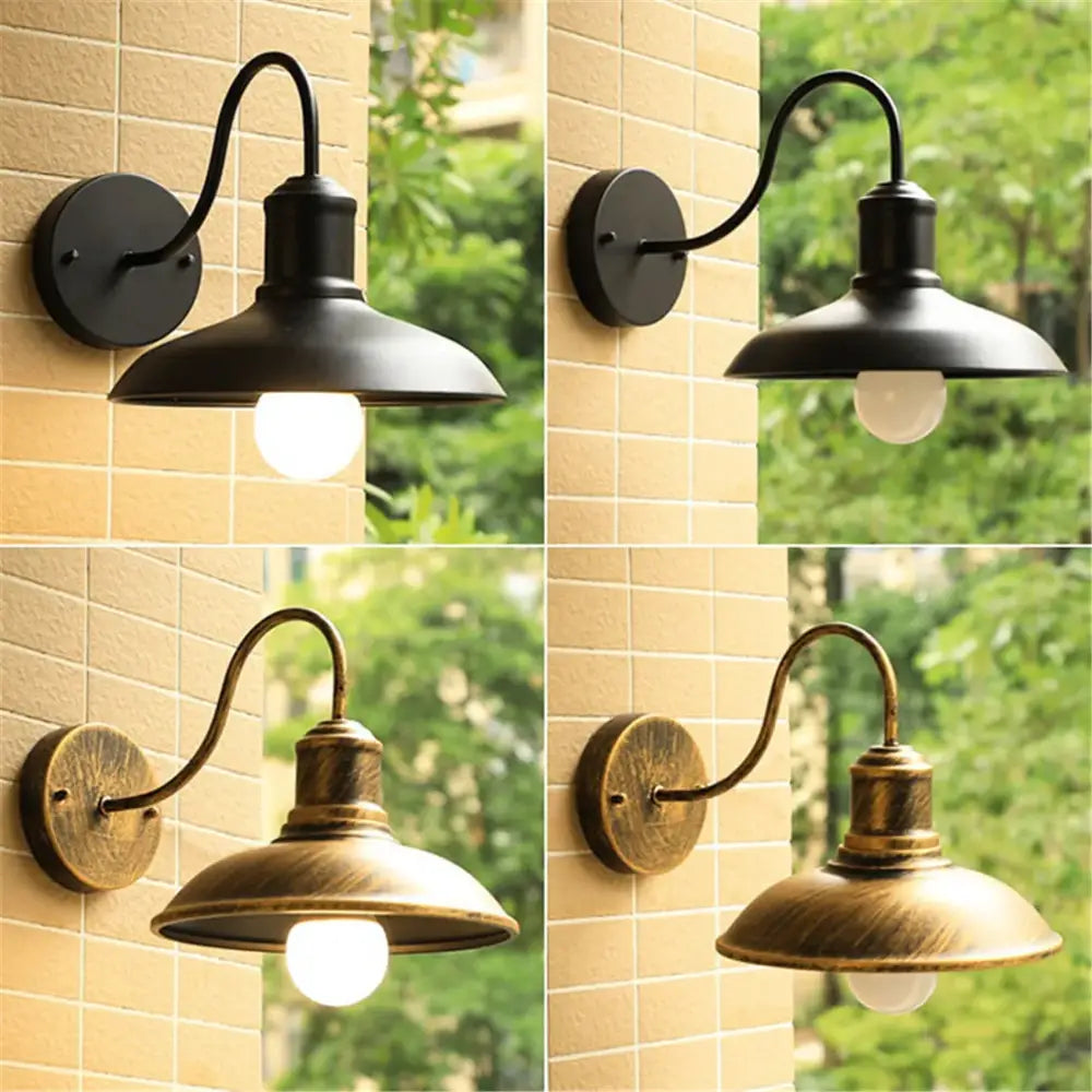Black Gooseneck Wall Sconce