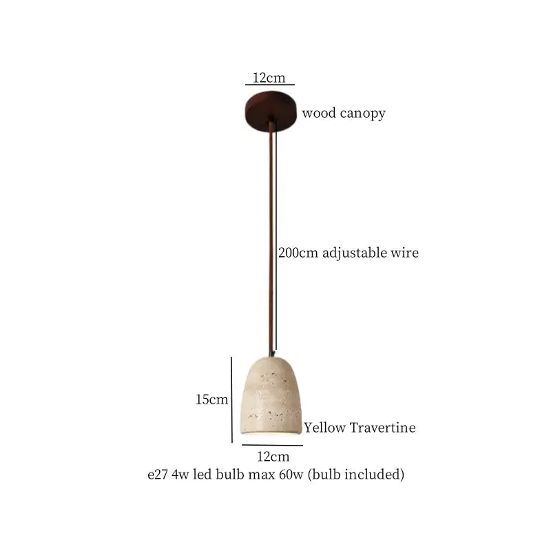 Brass Ceramic Glass Pendant