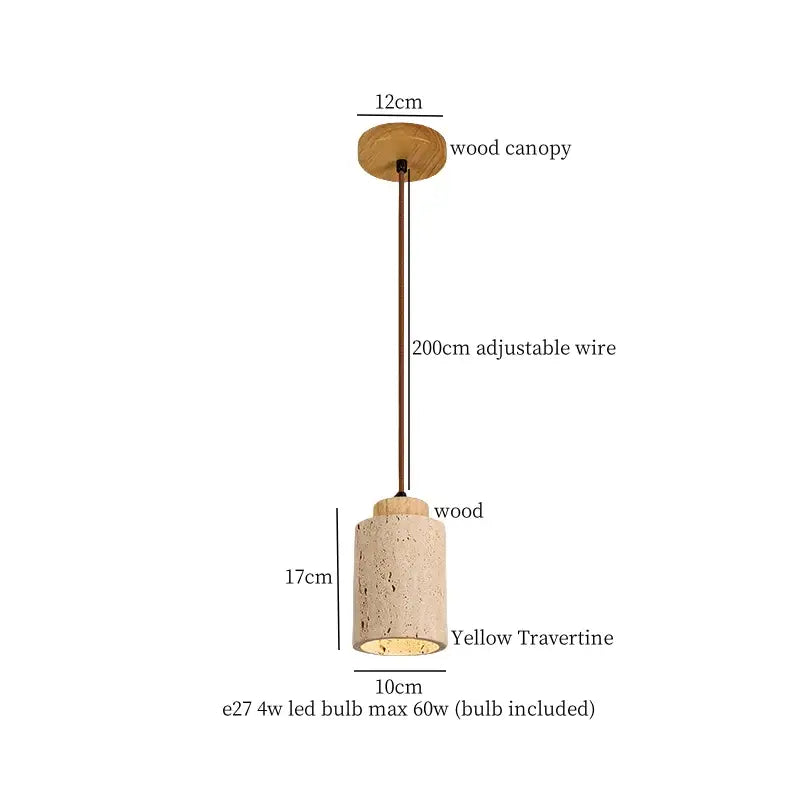 Brass Ceramic Glass Pendant