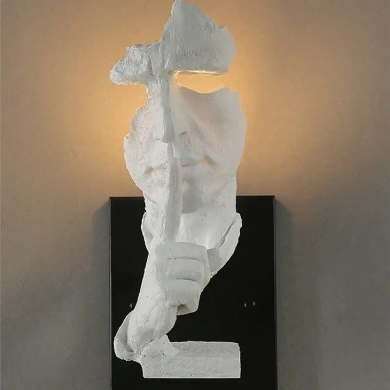 Bronze Sculptural Wall Lamp