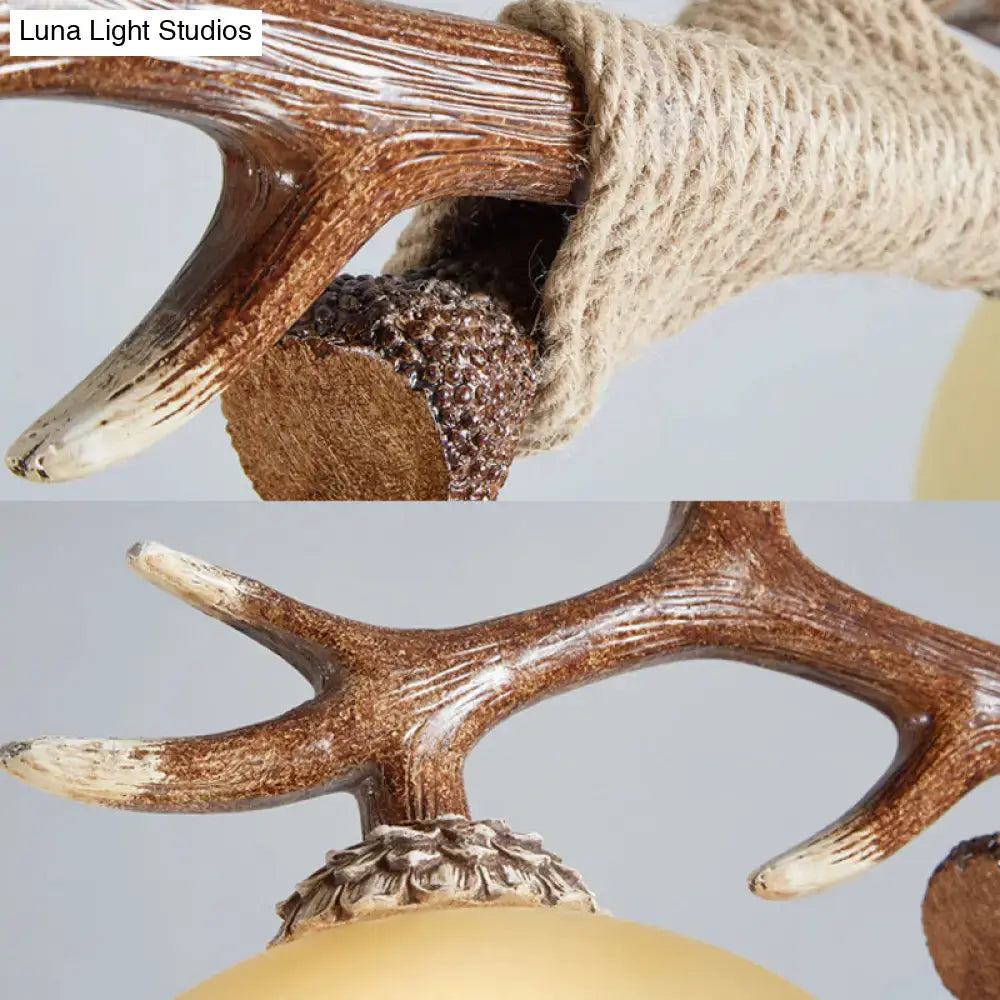 Brown Bell Pendant Light