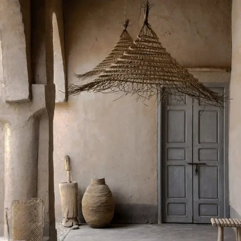 Bamboo Twig Pendant Light
