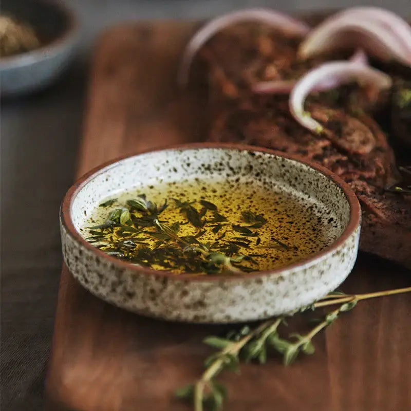 Speckled Ceramic Sauce Dish