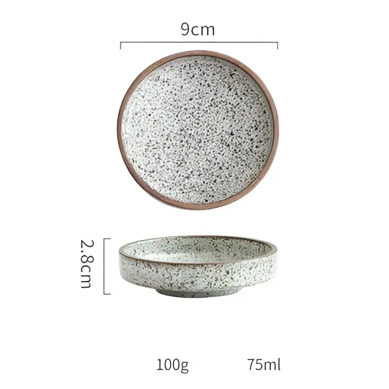 Speckled Ceramic Sauce Dish
