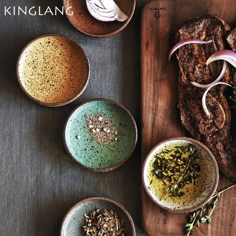 Speckled Ceramic Sauce Dish