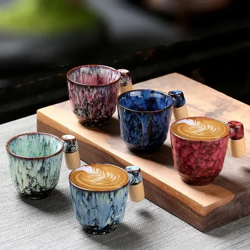 Ceramic Rustic Latte Mug